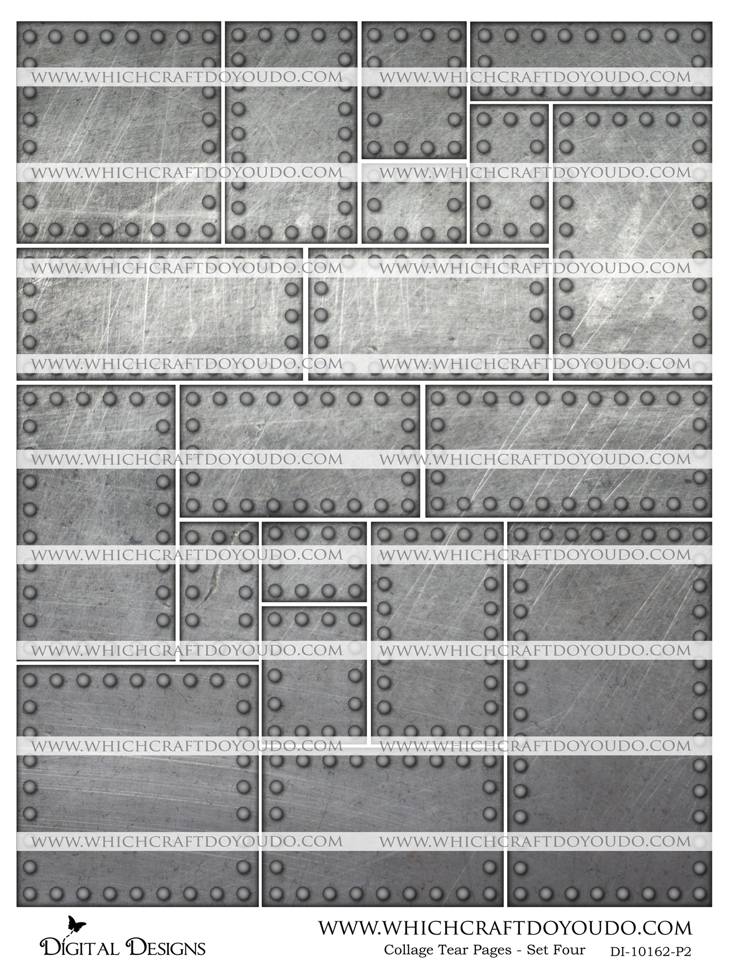 Collage Tear Pages - Set Four - DI-10162 - Digital Download