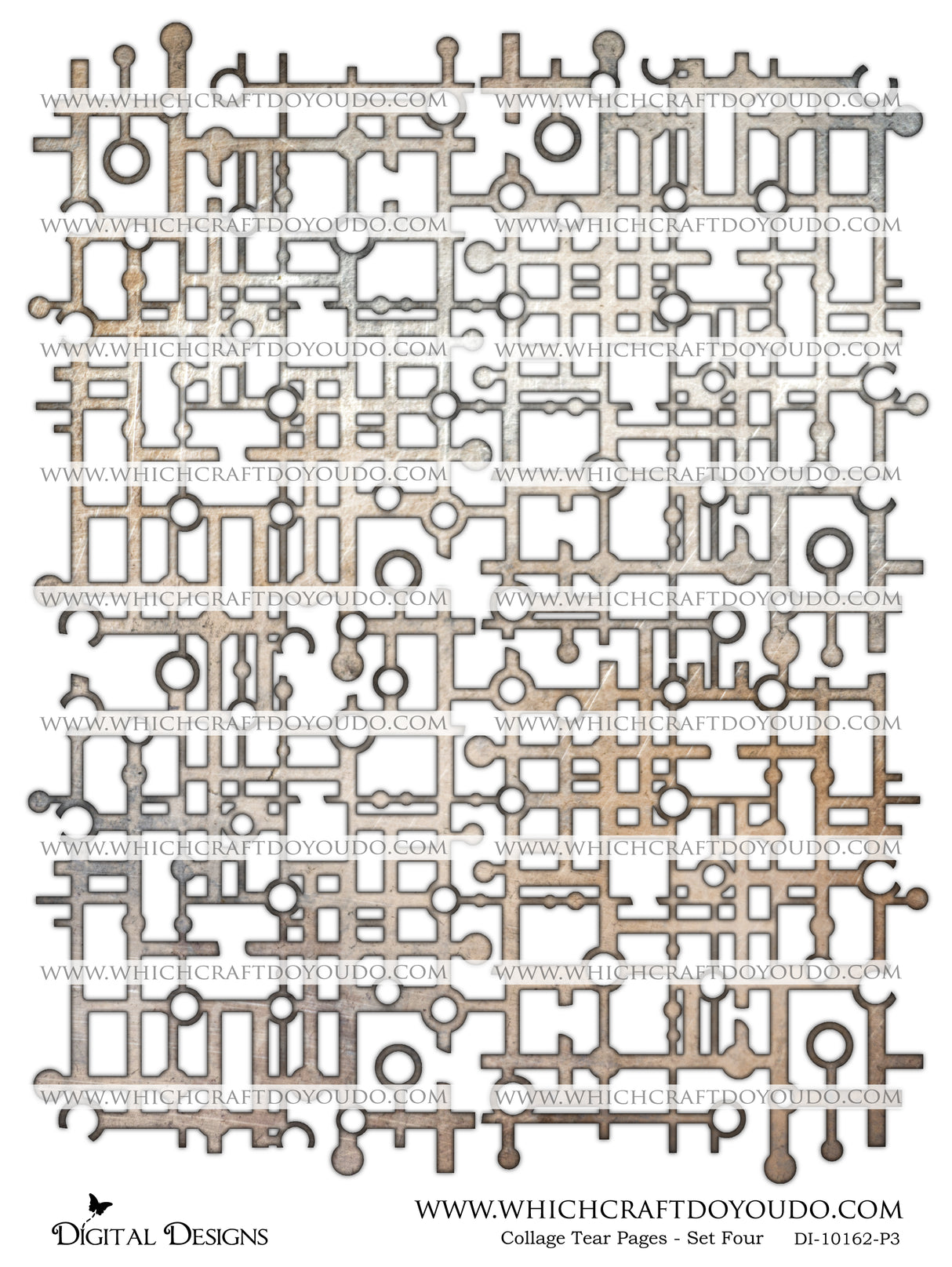 Collage Tear Pages - Set Four - DI-10162 - Digital Download