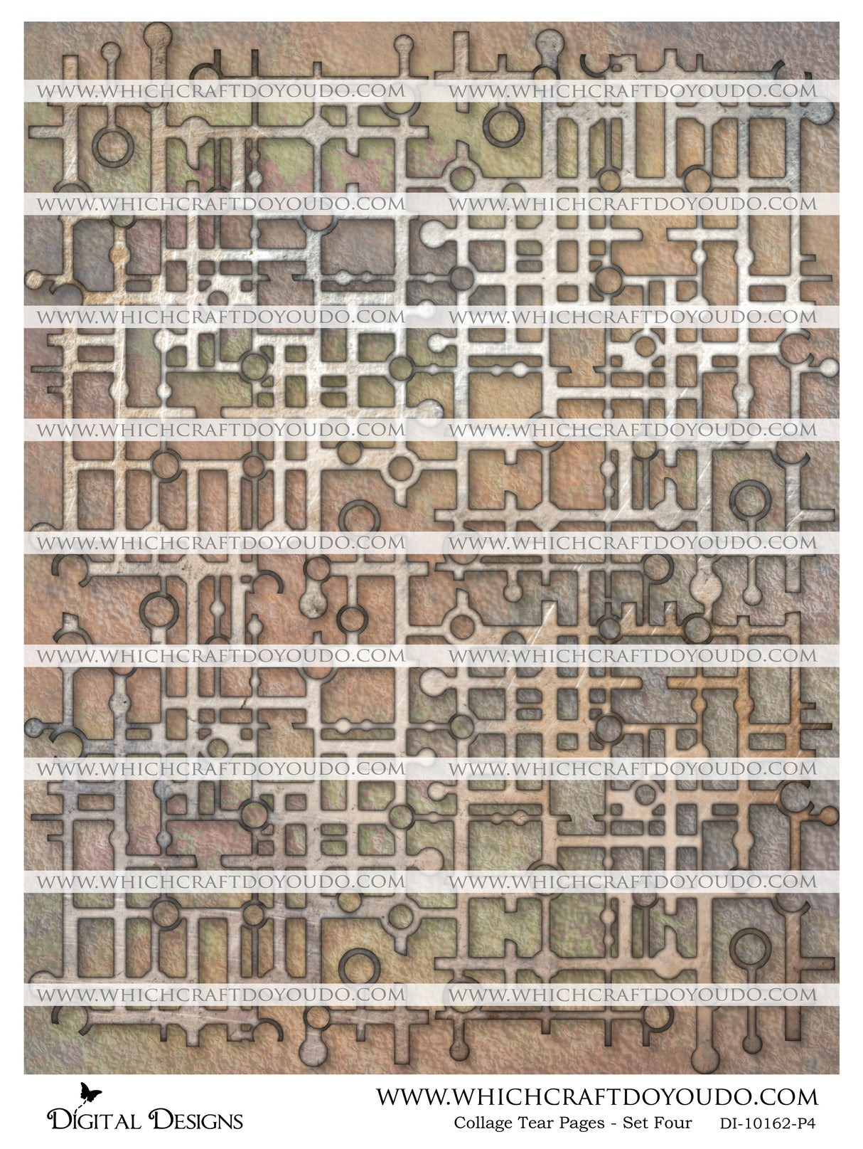 Collage Tear Pages - Set Four - DI-10162 - Digital Download