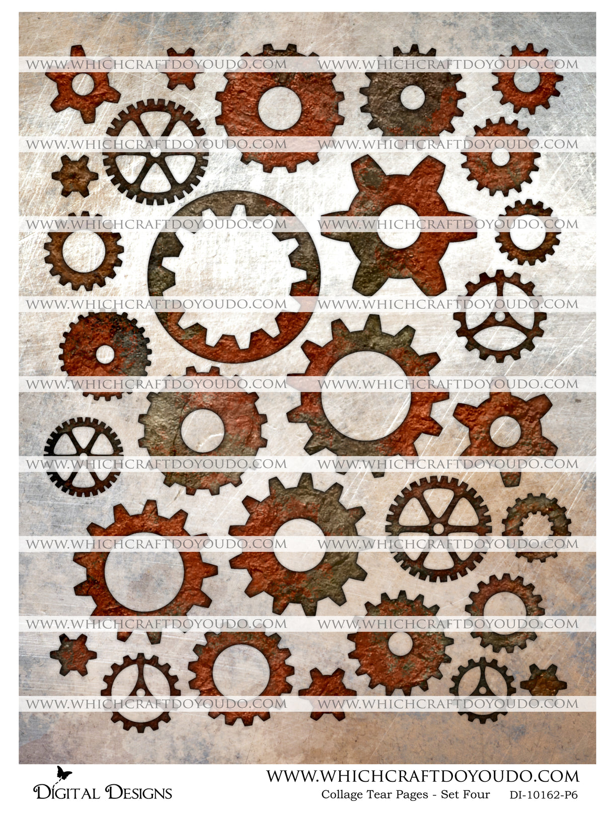 Collage Tear Pages - Set Four - DI-10162 - Digital Download