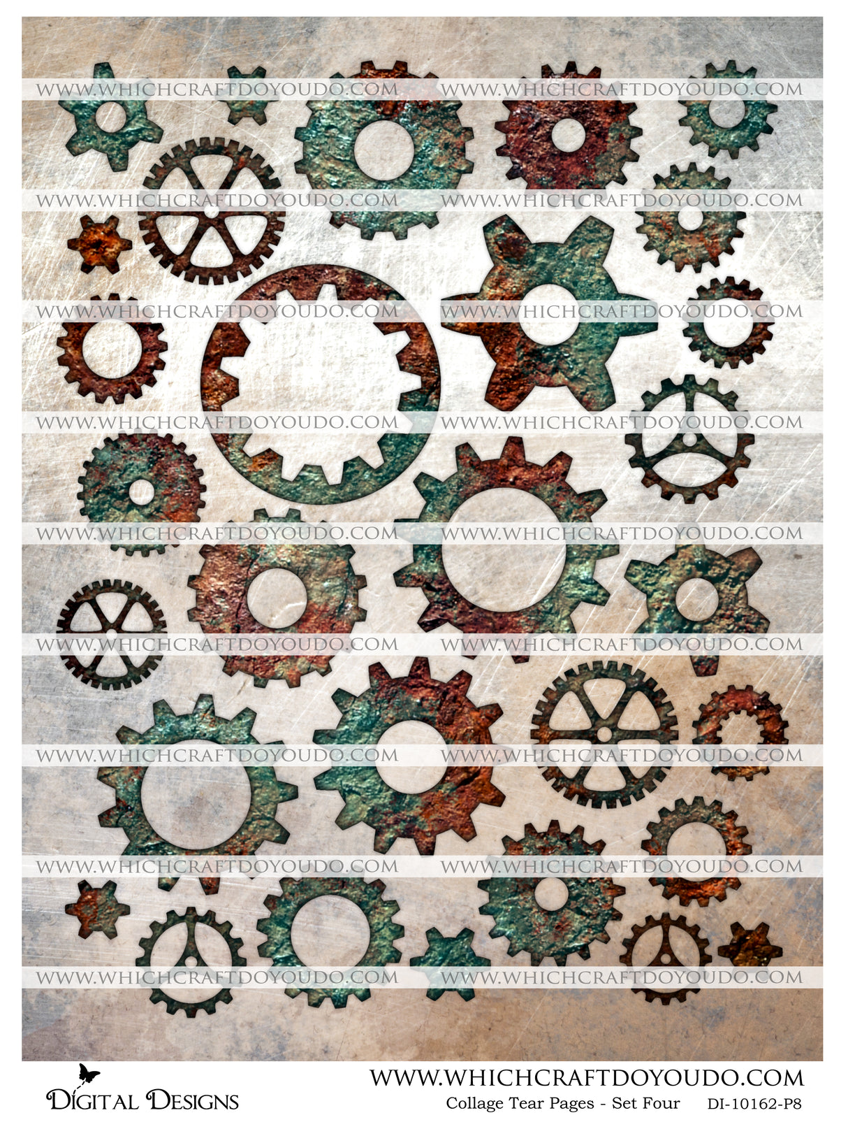 Collage Tear Pages - Set Four - DI-10162 - Digital Download