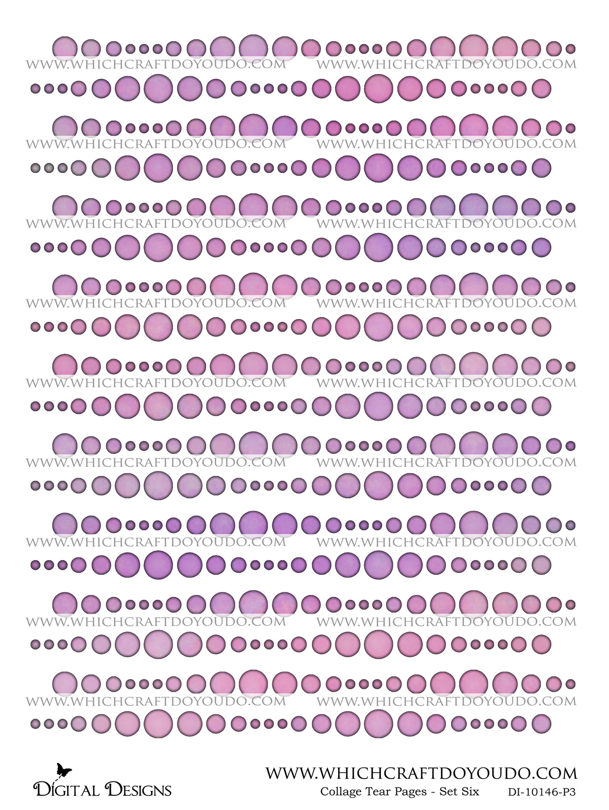 Collage Tear Pages - Set Six - DI-10146 - Digital Download