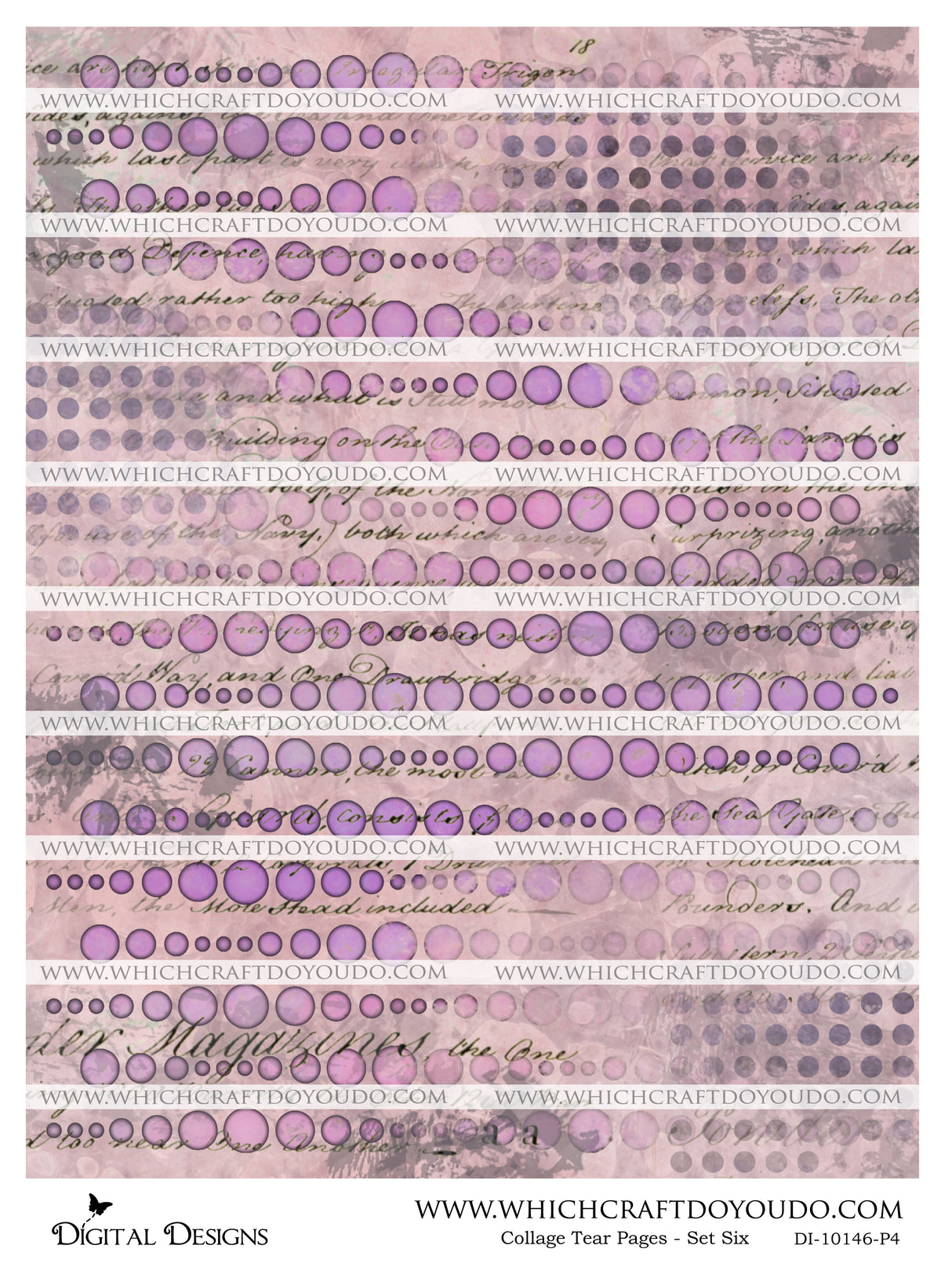 Collage Tear Pages - Set Six - DI-10146 - Digital Download