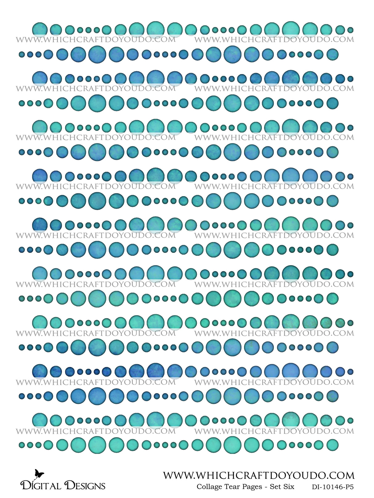 Collage Tear Pages - Set Six - DI-10146 - Digital Download
