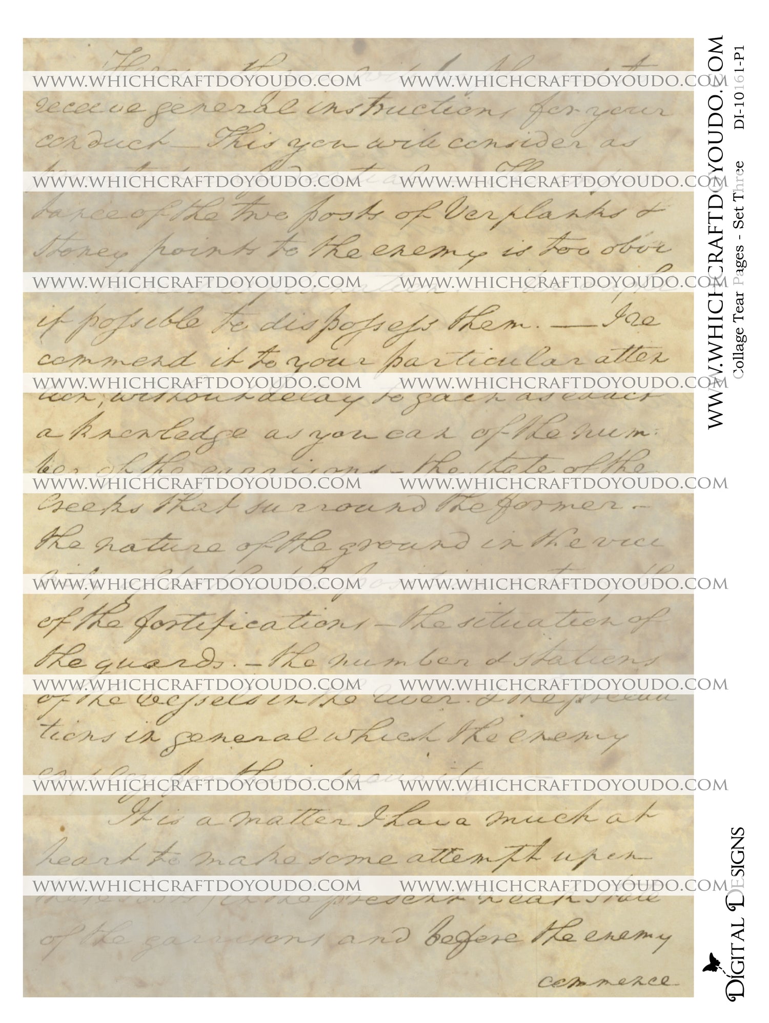 Collage Tear Pages - Set Three - DI-10161 - Digital Download