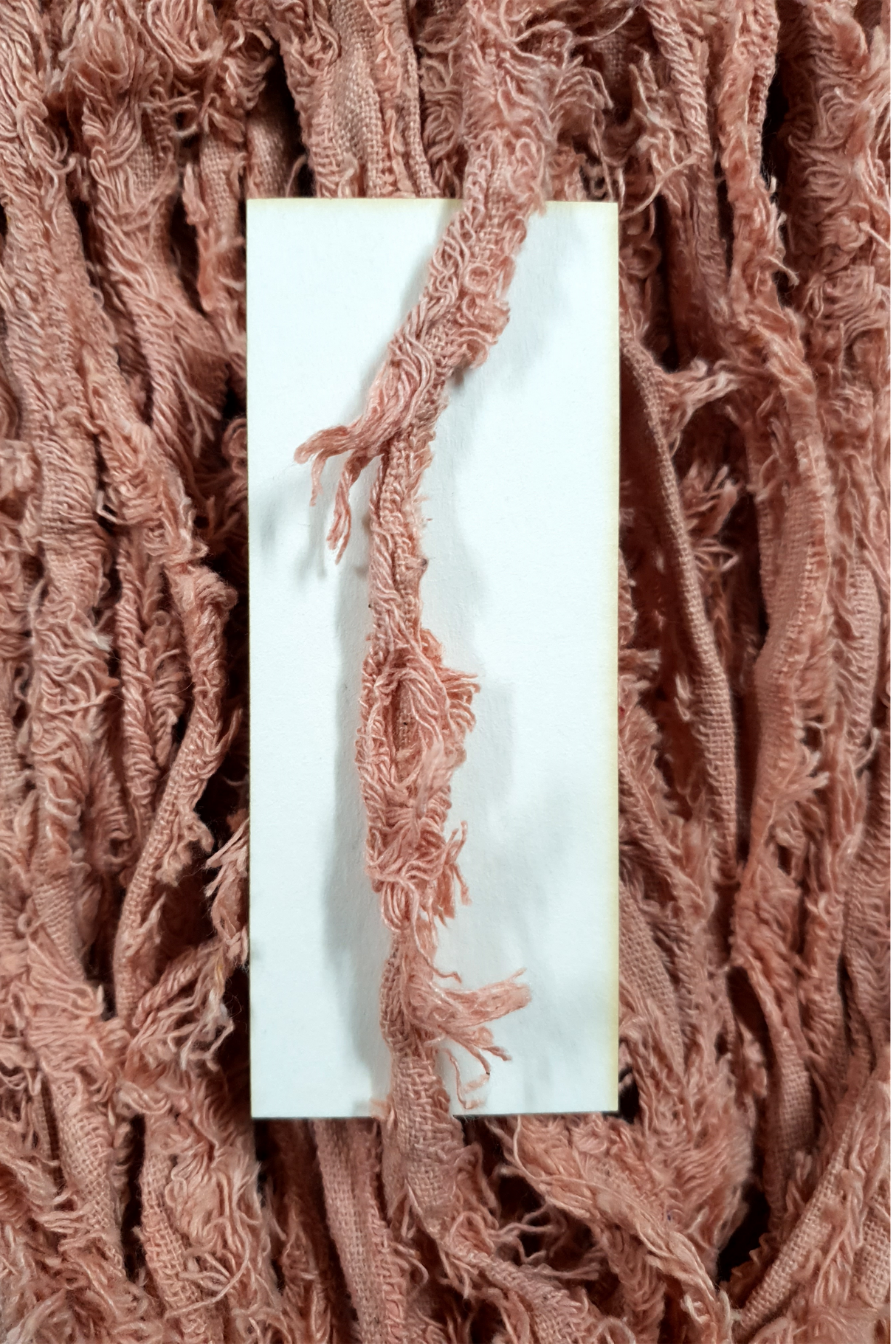 Cotton Frizz Ribbon - Coral - Hank