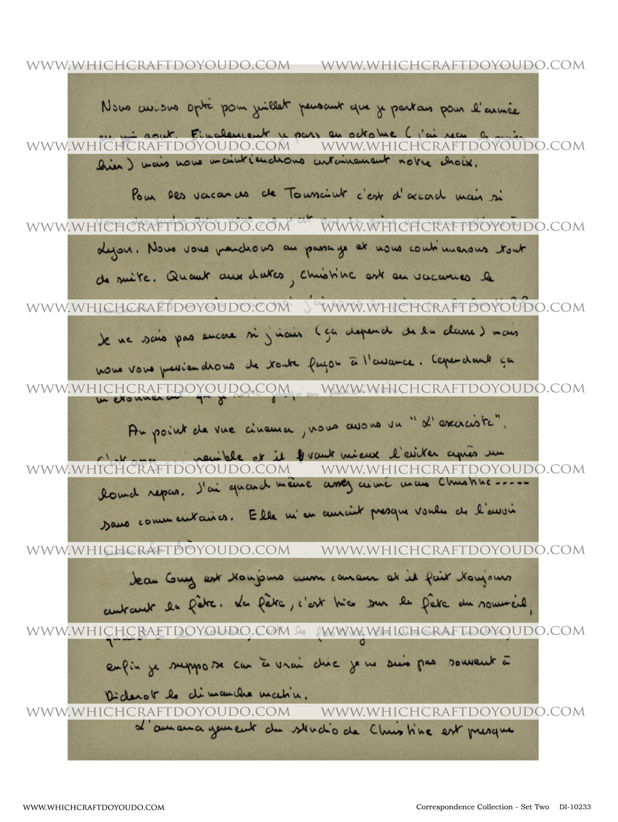Correspondence Collection - Set Two - DI-10233 - Digital Download