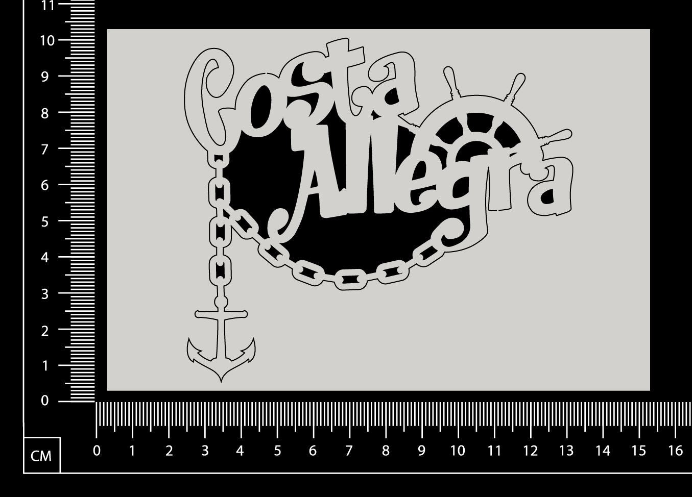 Costa Allegra - White Chipboard