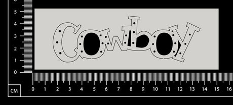 Cowboy - White Chipboard