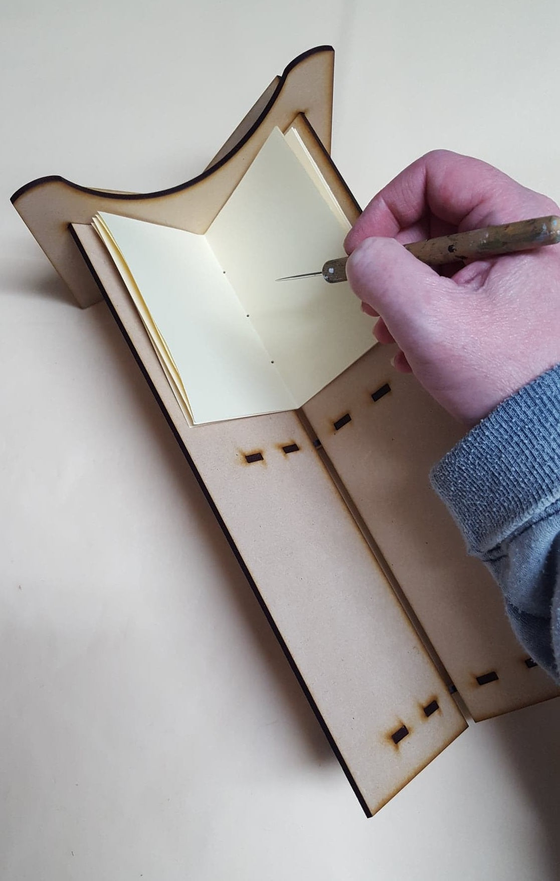 Book Signature Punch Cradle
