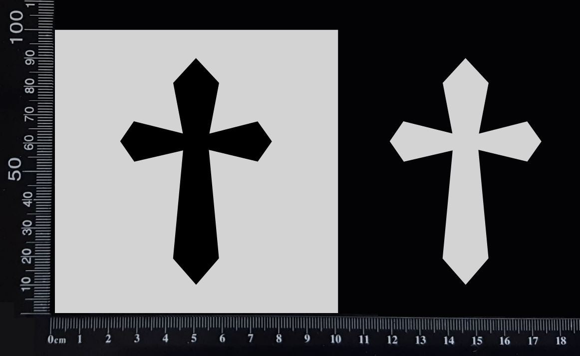 Cross - Stencil - 100mm x 100mm