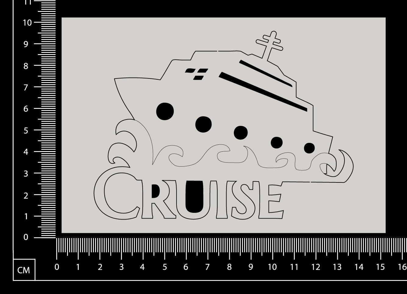 Cruise - White Chipboard
