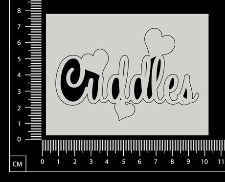 Cuddles - White Chipboard