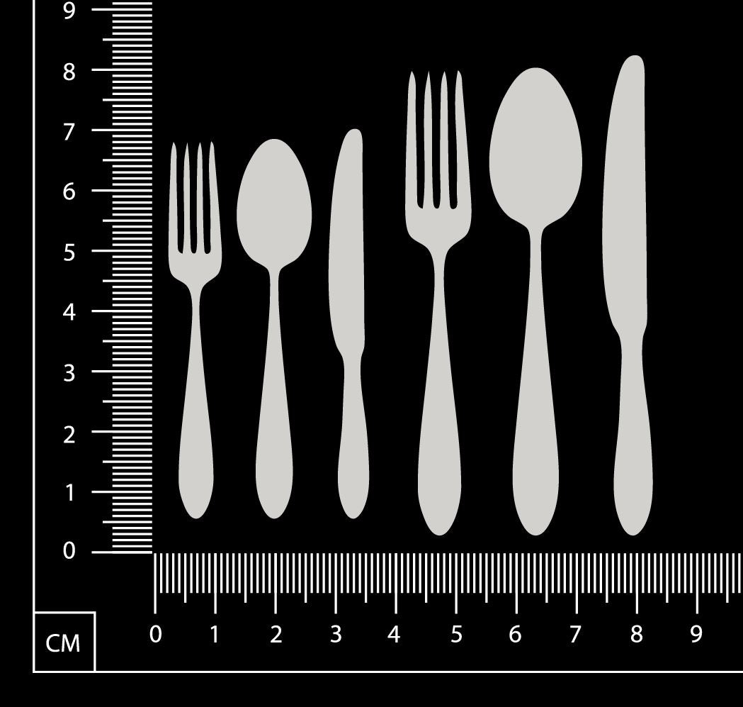 Cutlery Set - White Chipboard