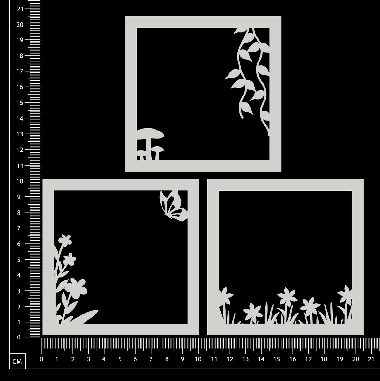 Daydream Frames - Small - Set of 3 - White Chipboard