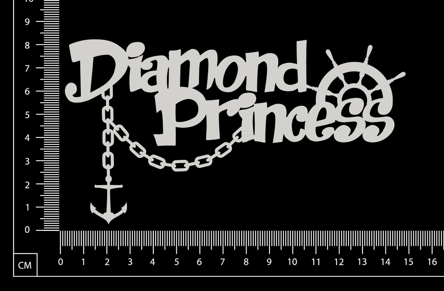 Diamond Princess - White Chipboard