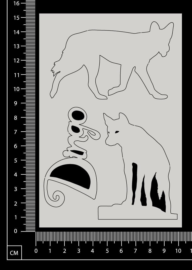 Dingo Set - White Chipboard