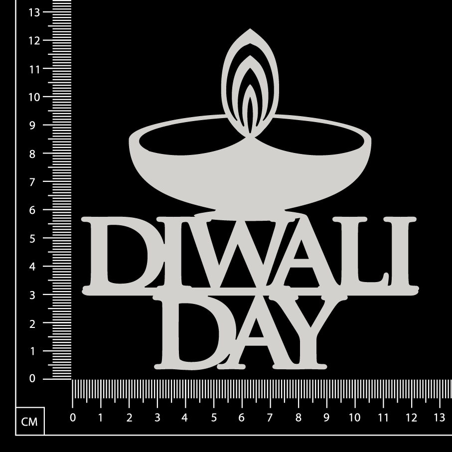 Diwali Day - A - White Chipboard