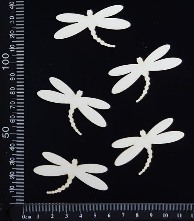 Dragonfly Set - CB - White Chipboard