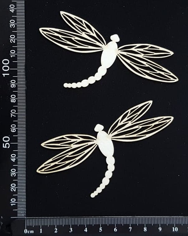Dragonfly Set - FC - White Chipboard