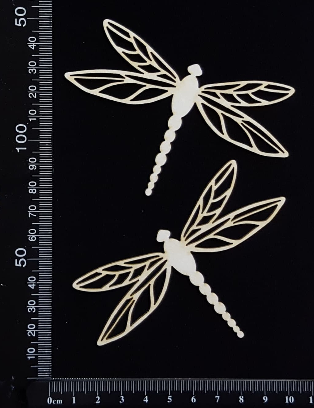 Dragonfly Set - FG - White Chipboard