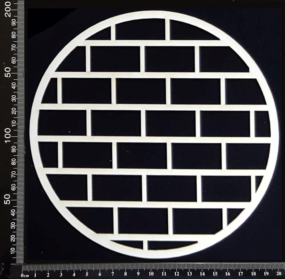 Dream Disc - Bricks - Large - White Chipboard