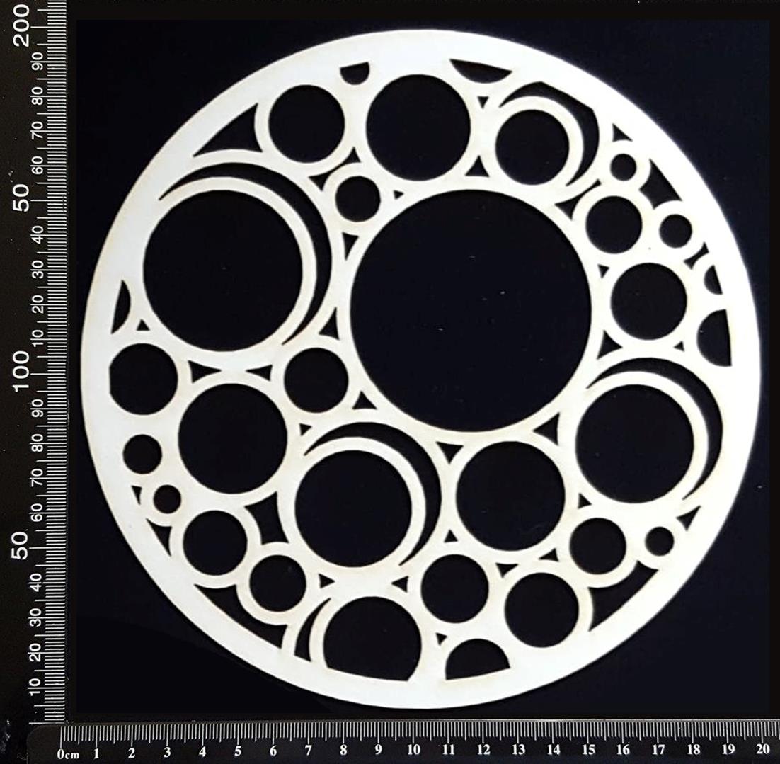Dream Disc - Circles - Large - White Chipboard
