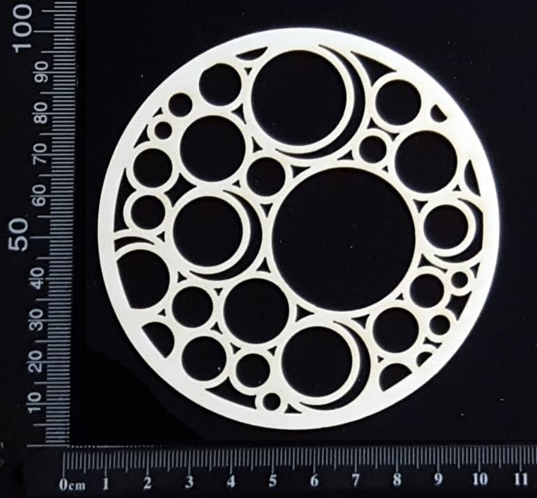 Dream Disc - Circles - Small - White Chipboard