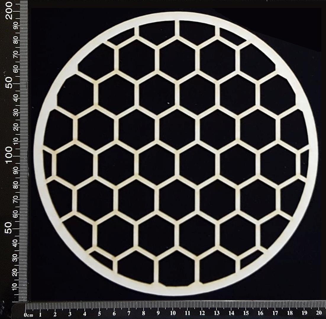 Dream Disc - Honeycomb - Large - White Chipboard