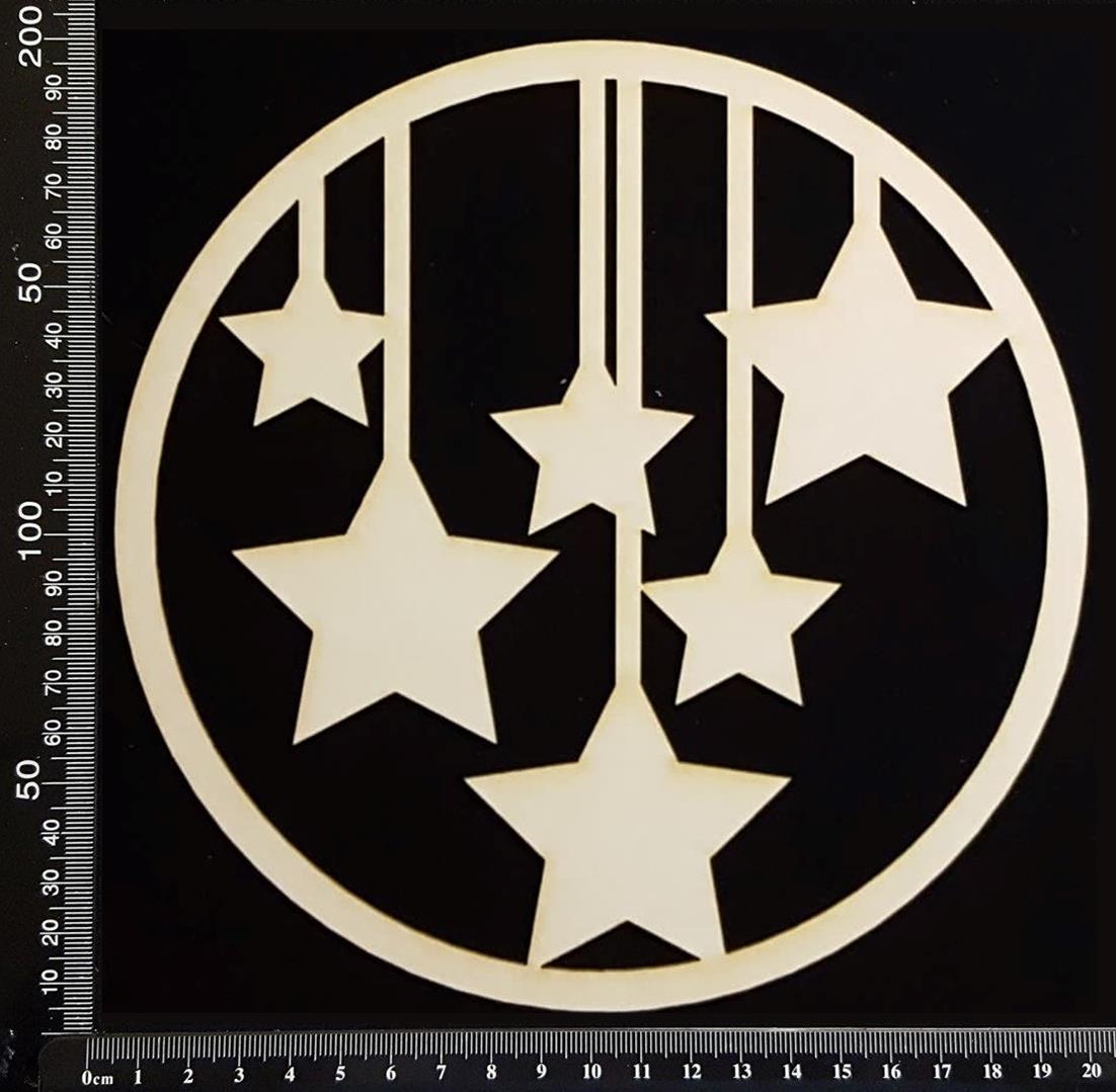 Dream Disc - Star Strings - Large - White Chipboard