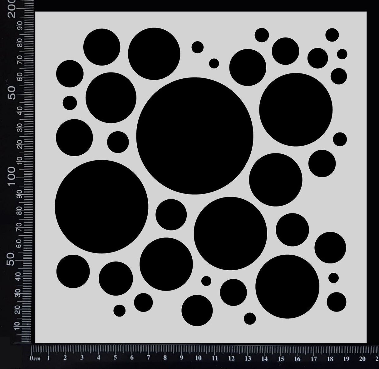 Dream Bubbles - Stencil - 200mm x 200mm