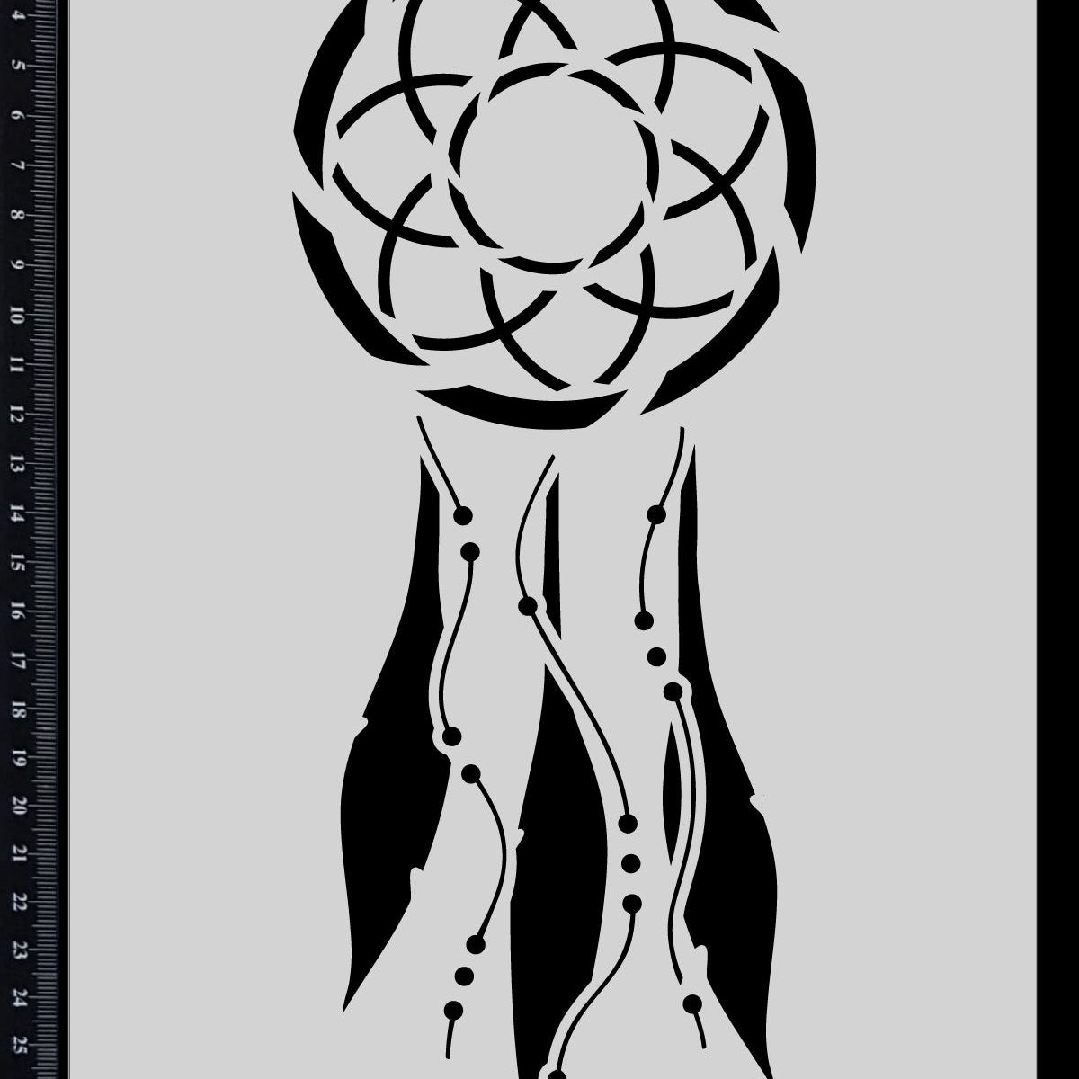 dream catcher stencil for painting