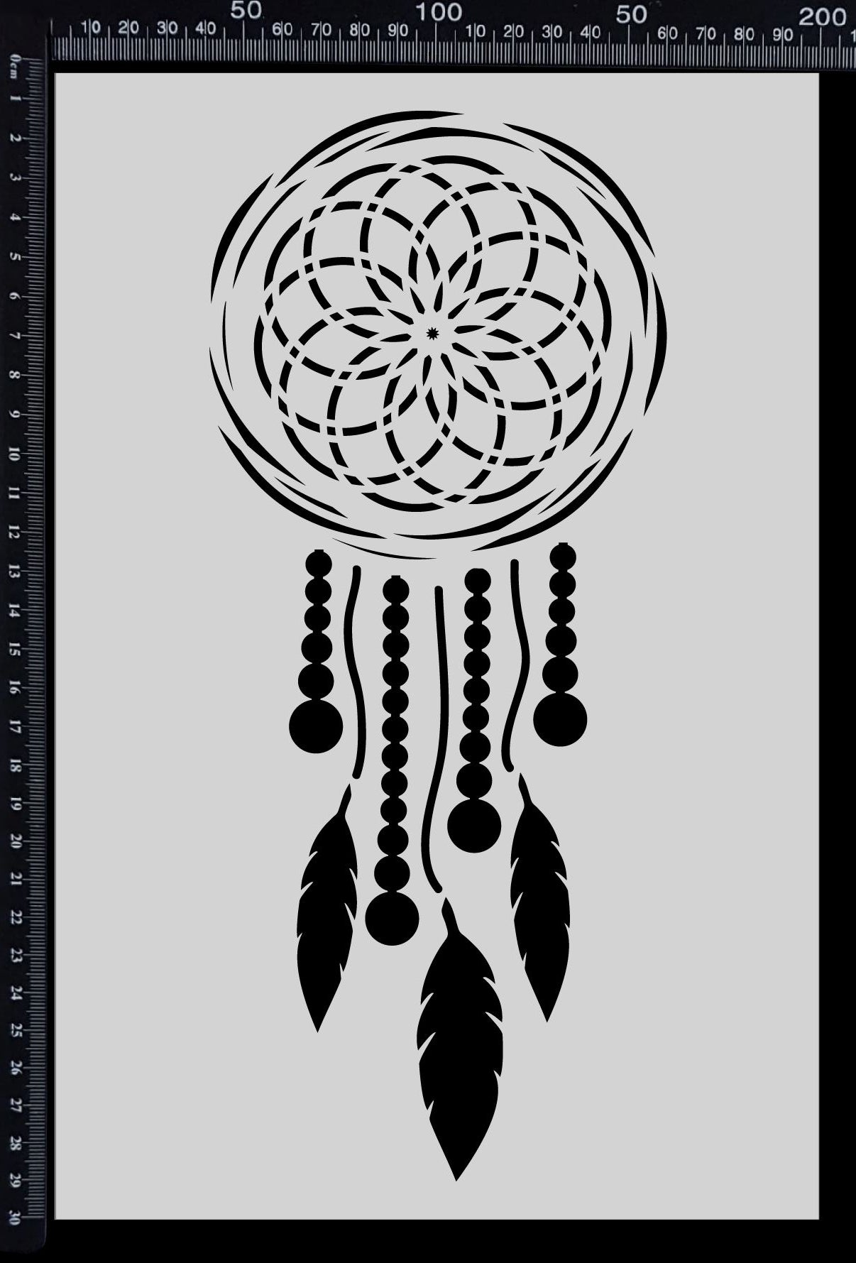 Dreamcatcher B - Stencil - 200mm x 300mm