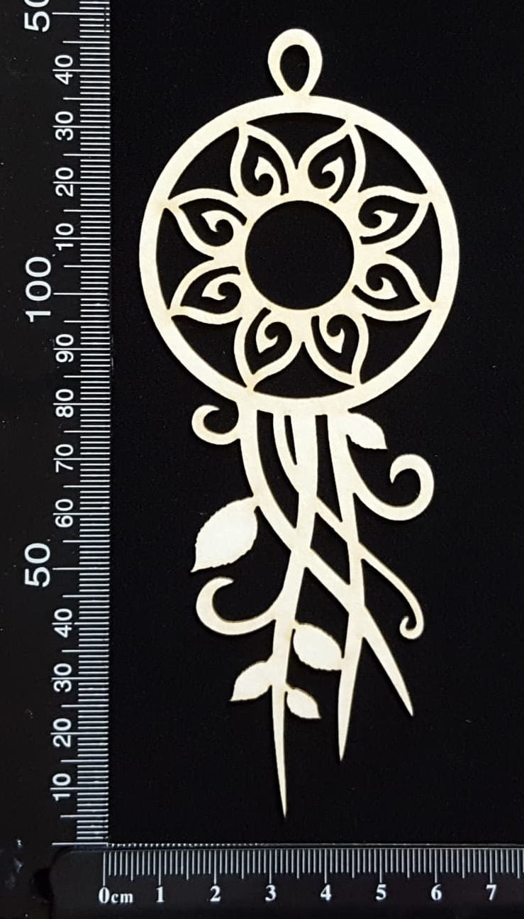 Dreamcatcher - D - White Chipboard