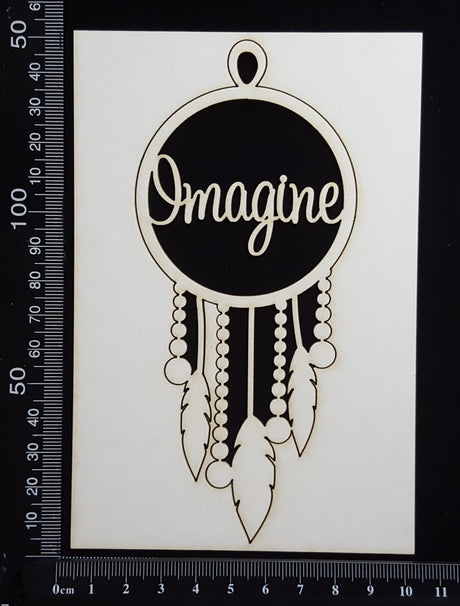 Dreamcatcher - Imagine - White Chipboard