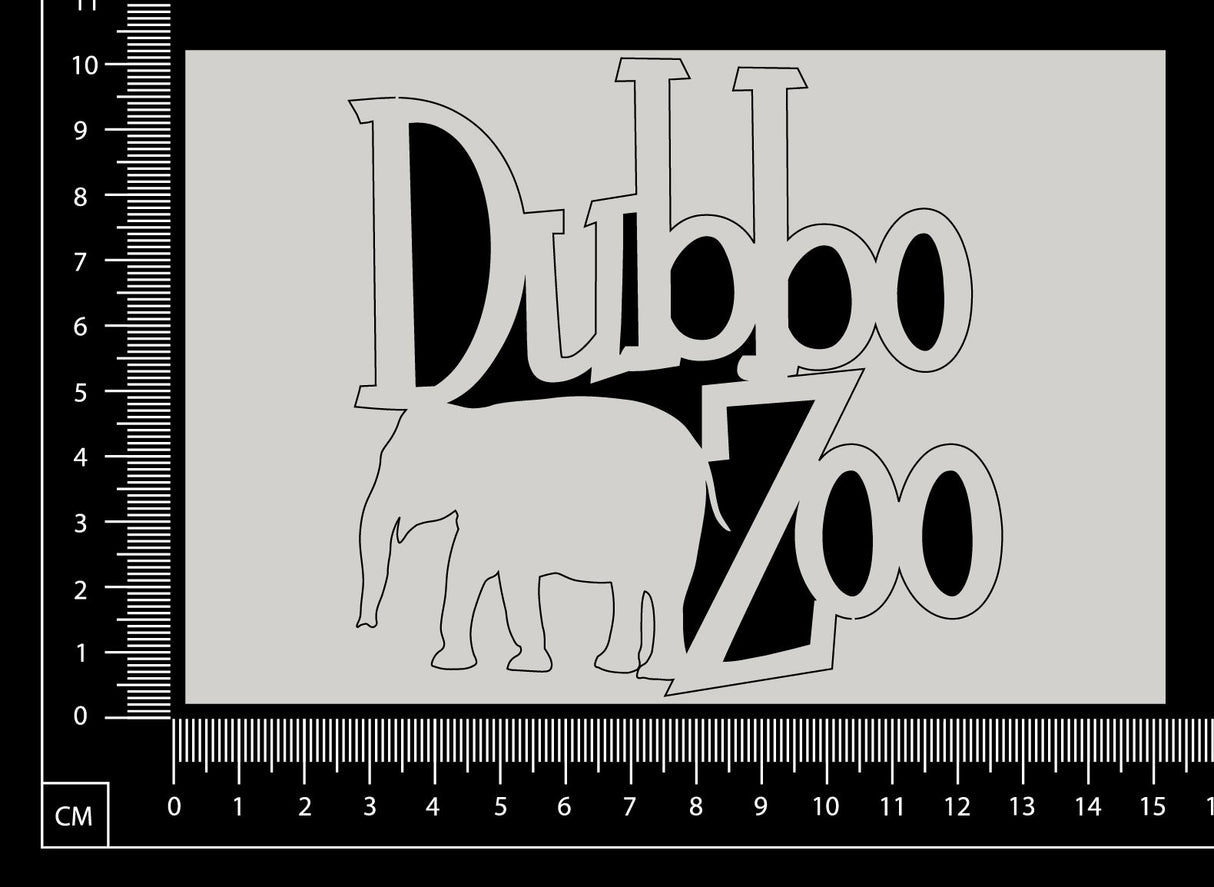 Dubbo Zoo - A - White Chipboard
