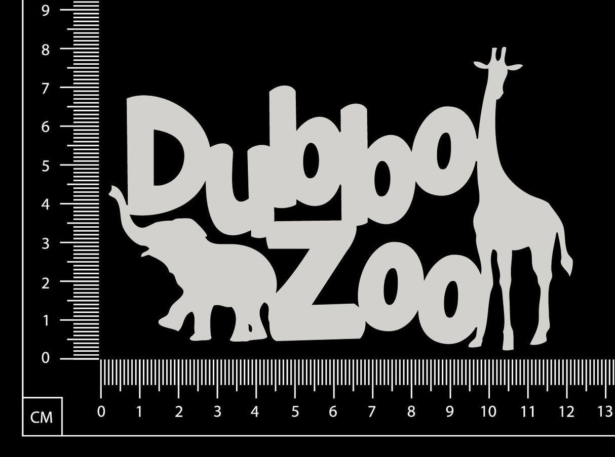 Dubbo Zoo - B - White Chipboard