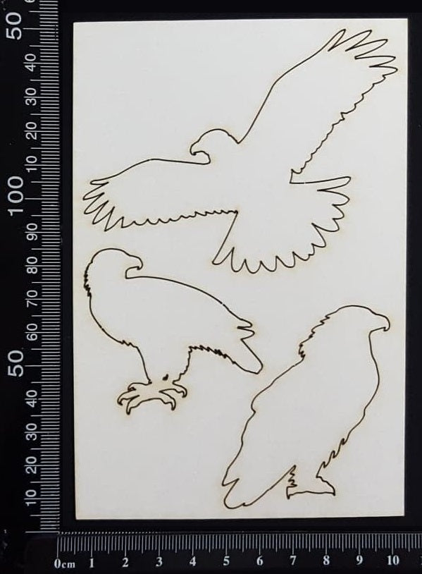 Eagles Set - White Chipboard