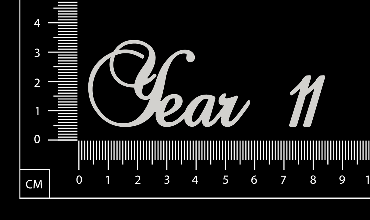 Elegant Word - Year 11 - White Chipboard