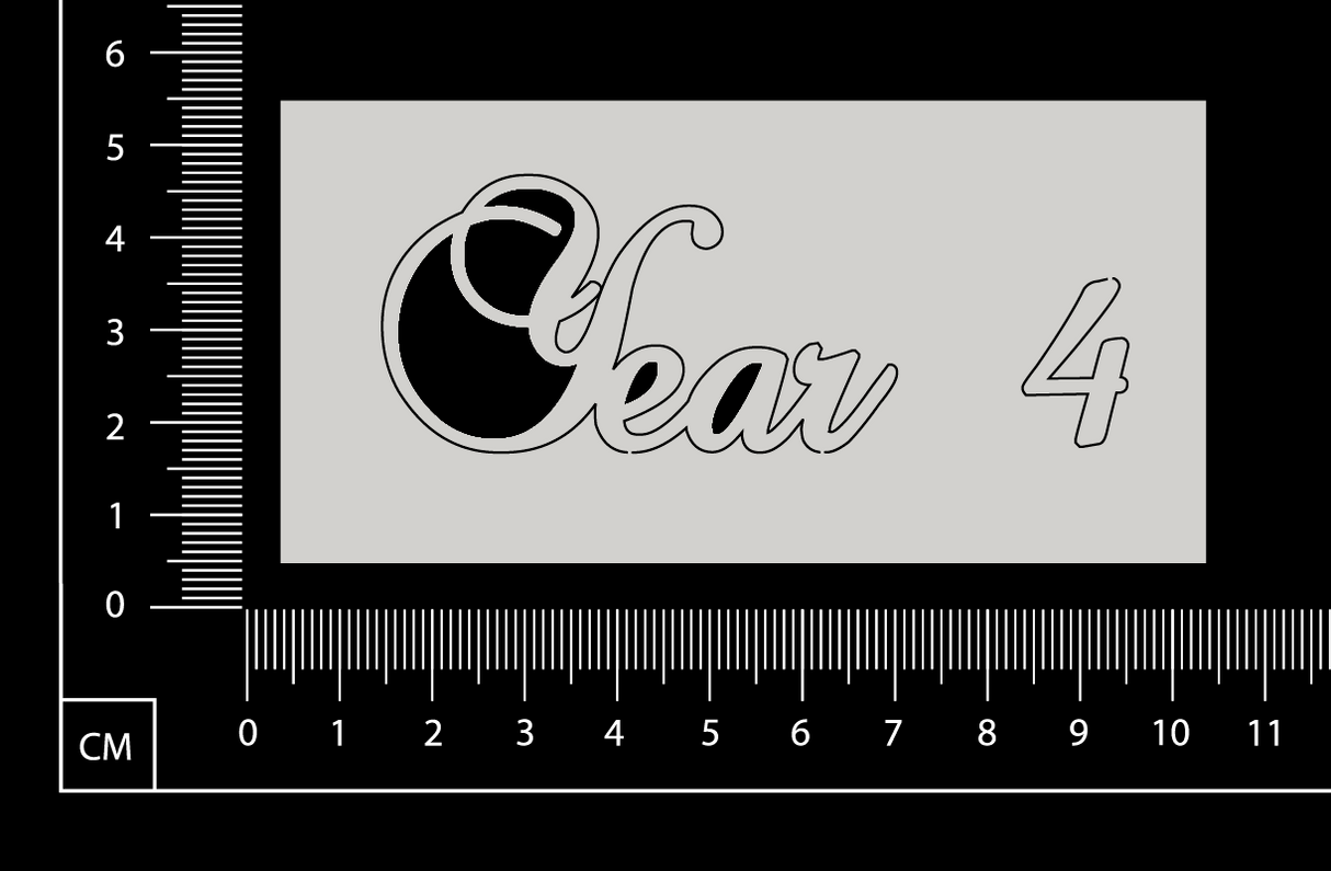 Elegant Word - Year 4 - White Chipboard