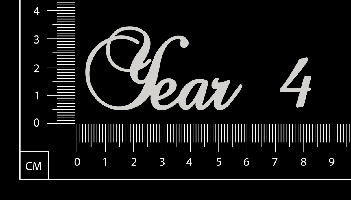 Elegant Word - Year 4 - White Chipboard