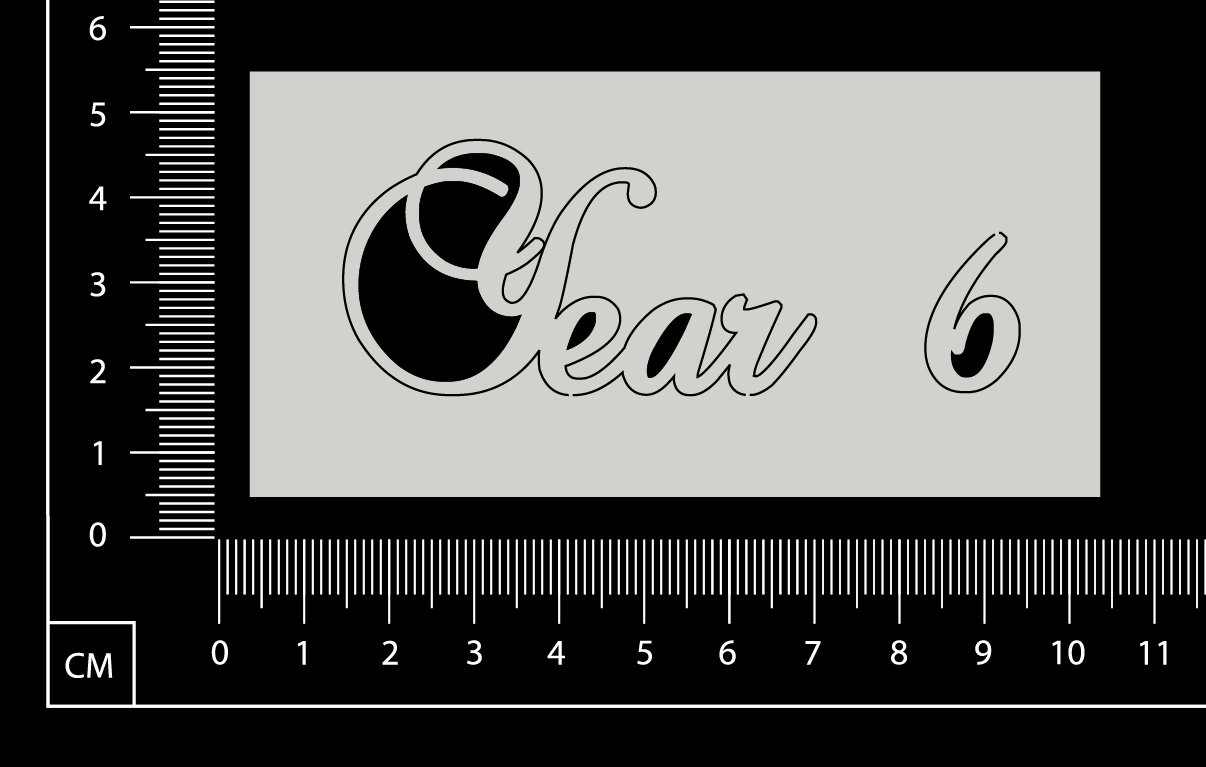 Elegant Word - Year 6 - White Chipboard