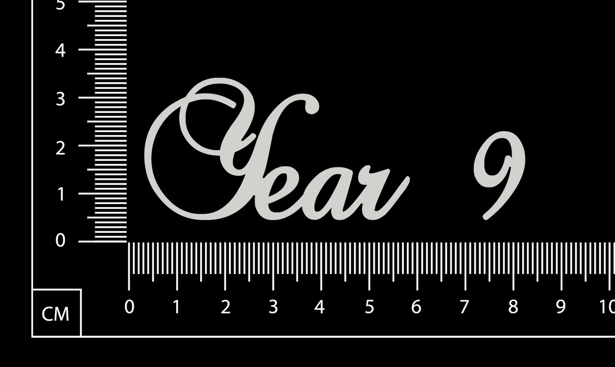 Elegant Word - Year 9 - White Chipboard