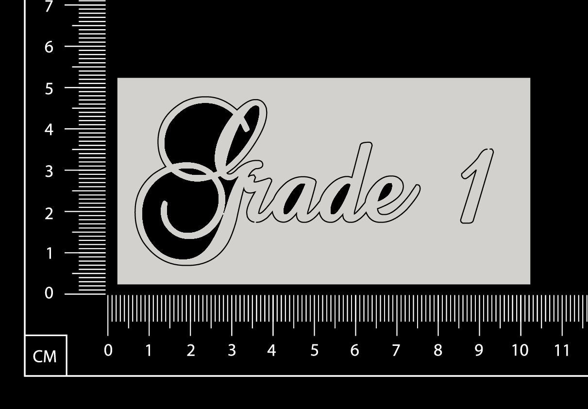 Elegant Word - Grade 1 - White Chipboard