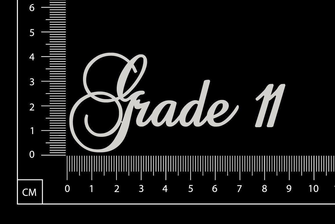 Elegant Word - Grade 11 - White Chipboard