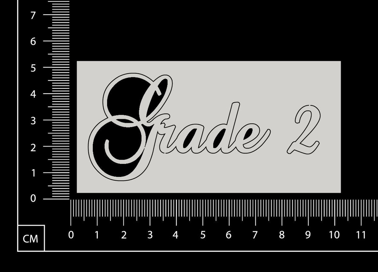 Elegant Word - Grade 2 - White Chipboard