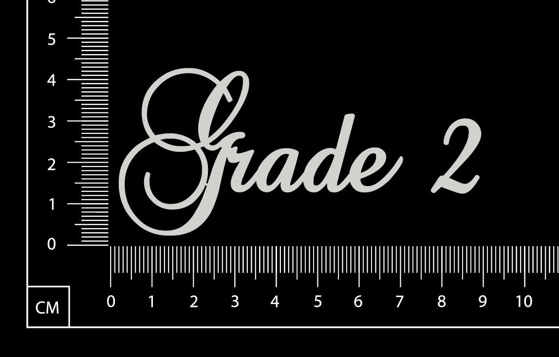 Elegant Word - Grade 2 - White Chipboard