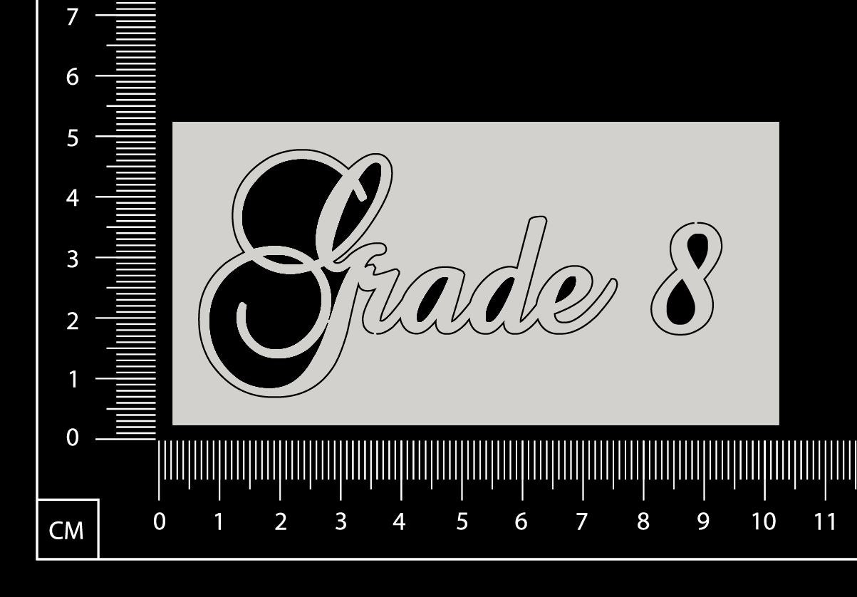 Elegant Word - Grade 8 - White Chipboard