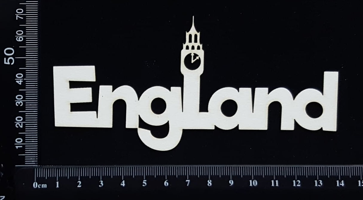 England - A - White Chipboard