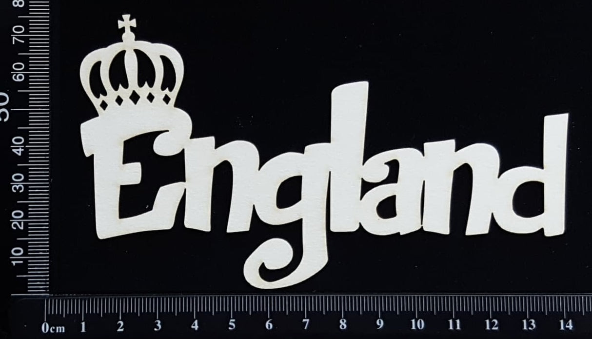 England - B - White Chipboard